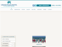 Tablet Screenshot of grandplazaflorida.com